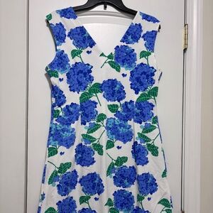 Mahi Gold Womens DParadise Coastal Cotton: Hydrangea Walk in Blue in size large